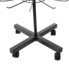70 Hook Floor Stand 7 Rotating Tiers in Chrome Retail Shop Display 160cm Black