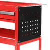 Upgraded Tool Storage Trolley 3 Tier Wheel Cart Shelf Drawer Garage Workshop UK