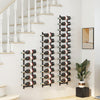 Wall Mounted Wine Storage Rack Kitchen Hanging Wine Display Rack for 9 Bottles