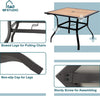 Outdoor Dining Sets Square Table Patio Furniture Sets Dining Table Chairs Sets