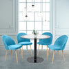 Round Square Rectangular Dining Table 2/4 Wooden Chairs Kitchen Room Restaurant