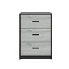 3 Drawer Wooden Bedroom Bedside Cabinet Furniture Storage Nightstand Side Table
