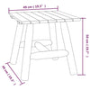 3 Piece Garden Set Solid Wood Spruce G6M7