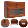 Vintage Wooden Small Cabinet Storage Box Desktop Organizer Unit Display Shelving
