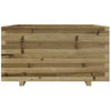 Iiaky Garden Planter 90x90x49.5 Impregnated Wood Pine,Wooden Garden V1Q7