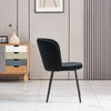 Dining Chairs Set of 2/4 Velvet Kitchen Chairs with Metal Legs