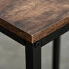 Breakfast Bar Table Vintage Industrial 2 Stools Tall Kitchen Dining Compact Set