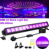 36W UV LED Blacklight Strip Light for Disco Party Fluorescent Decor