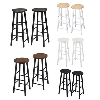 2/4/6x Bar Stools Breakfast Kitchen Pub Dining Counter Height Chair Breakfast