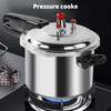 9 Litre Aluminium Pressure Cooker Quick with Lid Latch Indicator Explosion-Proof