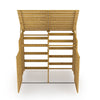 Large Double Wheelie Bin Storage Wooden Store Cover Garden Rubbish Dustbin Shed