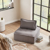 Luxury Padded Square Footstool Pouffe Style Stool Chair Wood Frame with Cushion