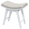 Dressing Chair Wooden Make-Up Stool Bedroom Vanity Bench With Sponge