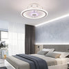 LED Ceiling Fan Light Dimmable Chandelier Lamp Living Room With Remote Control