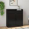 Shoe Cabinet Rack Storage 2 Door 1 Drawer Cupboard Footwear Stand Wooden Unit