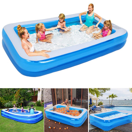 Large Family Swimming Pool Outdoor Garden Summer Inflatable Kids Paddling Pools