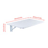 Wall Mounted Drop-Leaf Folding Floating Table Hanging Computer Desk Small Space