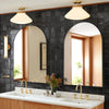 Wall Mounted Framed Mirror Vanity Makeup Bedroom Glass Dressing Mirror Shaped