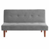 Fabric Sofa Bed Small Couch Settee Loveseat Sofabed Single Sleeper Recliner Beds
