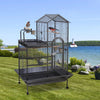 Extra Large Rolling Bird Parrot Cage Play Stand Parakeet Cockatiel Canary Aviary