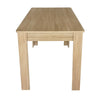 Dining Table Rectangular Kitchen Dining Room 4 Seaters 116x65x75 cm Table Oak