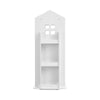 Rotating Bookshelf Kids Bookcase Toys Storage Floor Standing Castle Display Rack