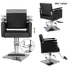 Ergonomic 360° Swivel Hairdressing Chair-Height-Adjustable for Ultimate Salon
