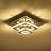 20-100cm Flush Mount Modern Square Ceiling Chandelier Crystal Light Lamp Pendant
