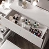 Dressing Table With Drawers Mirror Stool Set Makeup Desk Vanity Table Bedroom