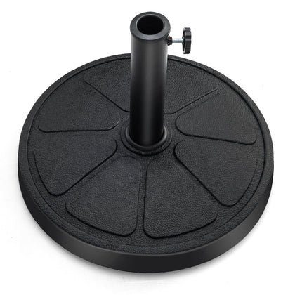 14KG Outdoor Umbrella Base 45CM Round Table Market Umbrella Stand 38/48MM Poles