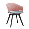 Set of 4 Swivel Dining Chairs with Cushion Accent Chairs Home Restaurant