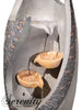Serenity Outdoor Garden Flame Effect Cascading Vase Water Feature LED Light 75cm