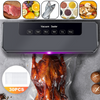 Dry Moist Automatic Vacuum Sealer Sealing Machine + Cutter Food Bag UK
