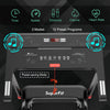 Foldable Electric Treadmill with APP Control & LED Display-Red