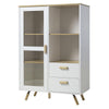 White Wooden Free Standing Cabinet Hallway Living Room Bedroom Shelf Drawer Door