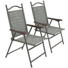 Garden Folding Chairs Portable Outdoor 2Seater Unit Camping High Back Armchair