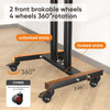 Extra Large Floor TV Stand TV Mount Adjustable Height Free Standing Home Office