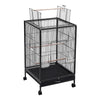 Small/Medium Parrot Cage Metal Bird Cage for Budgie with Playtop & Stand &Wheels