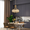 Elegant K9 Crystal Glass Chandelier 5-Light Ceiling Pendant Lighting Fixture E14