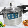 3/5/7L Aluminium Pressure Cooker Quick w/ Lid Latch Indicator Explosion-Proof UK