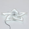 27.1in 5 Head Ceiling Fan Light 3 Color Dimmable 6 Speed Chandelier w/APP&Remote