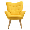 Small Wing Back Armchair High Back Lounge Single Sofa Living Room Fireside Chair