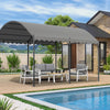 3 x 3 m Large Aluminium Pergola Patio Gazebo with Retractable Shade Canopy