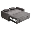 2 Seater Sofa Bed Pull Out Double Sleeper Bed Chaise Lounger Sofabed and Cushion