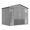 8x5.7ft Metal Garden Shed Galvanised Steel Storage House With Lockable Door NEW