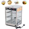 Commercial Hot Food Warmer Display Cabinet Showcase Pie Pizza Heated Counter Top