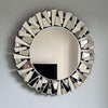 LUVODI Wall Mirror for Living Room Large Elegant Silver Glass Mirror Home Decor