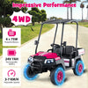 24V 4WD 2 Seater Ride on Car w/Sun Shade Electric Vehicle