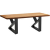 Set of 2 Industrial Table Parts Black Metal Table Legs Office Bench Worktop Desk