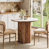 31.5'' Round Dining Table for 2-3, Small Kitchen Bistro Table for Dining Room